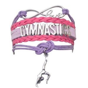 Girls Gymnastics Bracelet - Purple & Pink